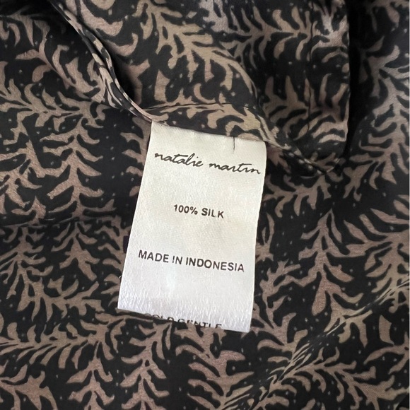 Natalie Martin Stephanie Dress in Fern Print Expresso - Picture 15 of 16